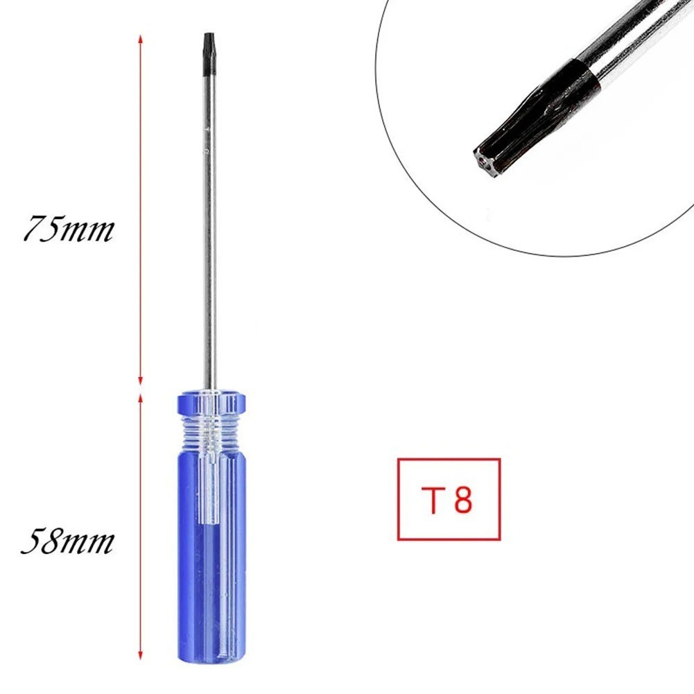 Torx T8 Screwdriver Magnetic TR8 Proof  Hdd PS5 Security PS4 PS3 Xbox 360 T8H