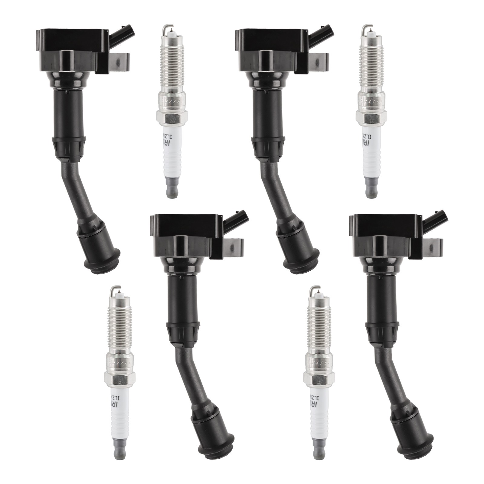✅4X OEM For 2017-2019 Ford Escape 1.5L L4 Ignition Coil & Spark Plug UF735 USA✅