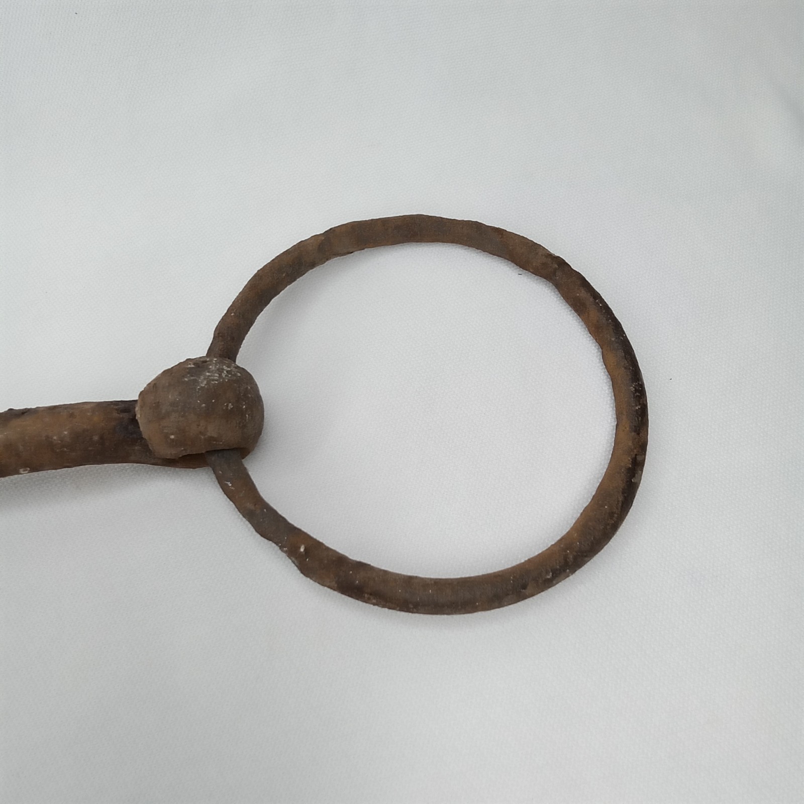Antique Iron O Ring Horse Bit Snaffle Bit Style Mullen Jointed Mouthpiece 1900s