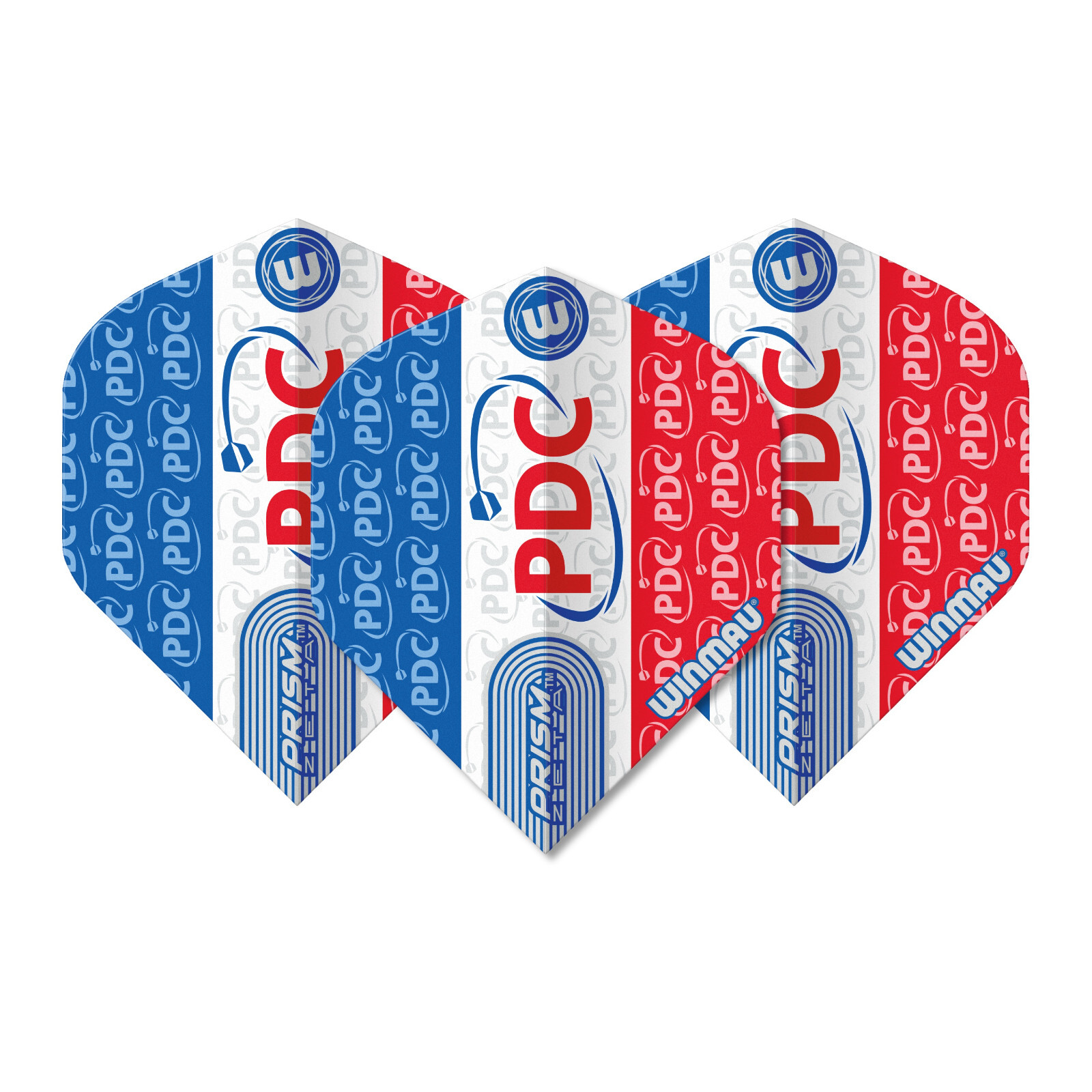 5 New Sets Winmau Prism Zeta PDC Standard Dart Flights - Style 2
