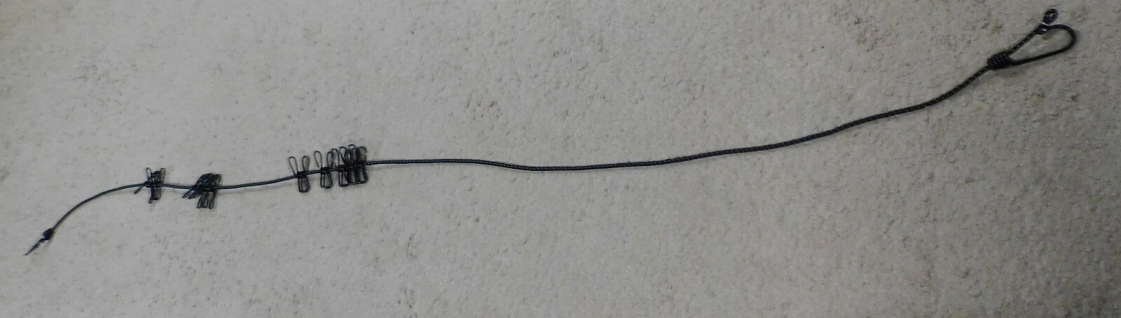 Portable Clothes Line W/ 10 Attached Clothes Pin