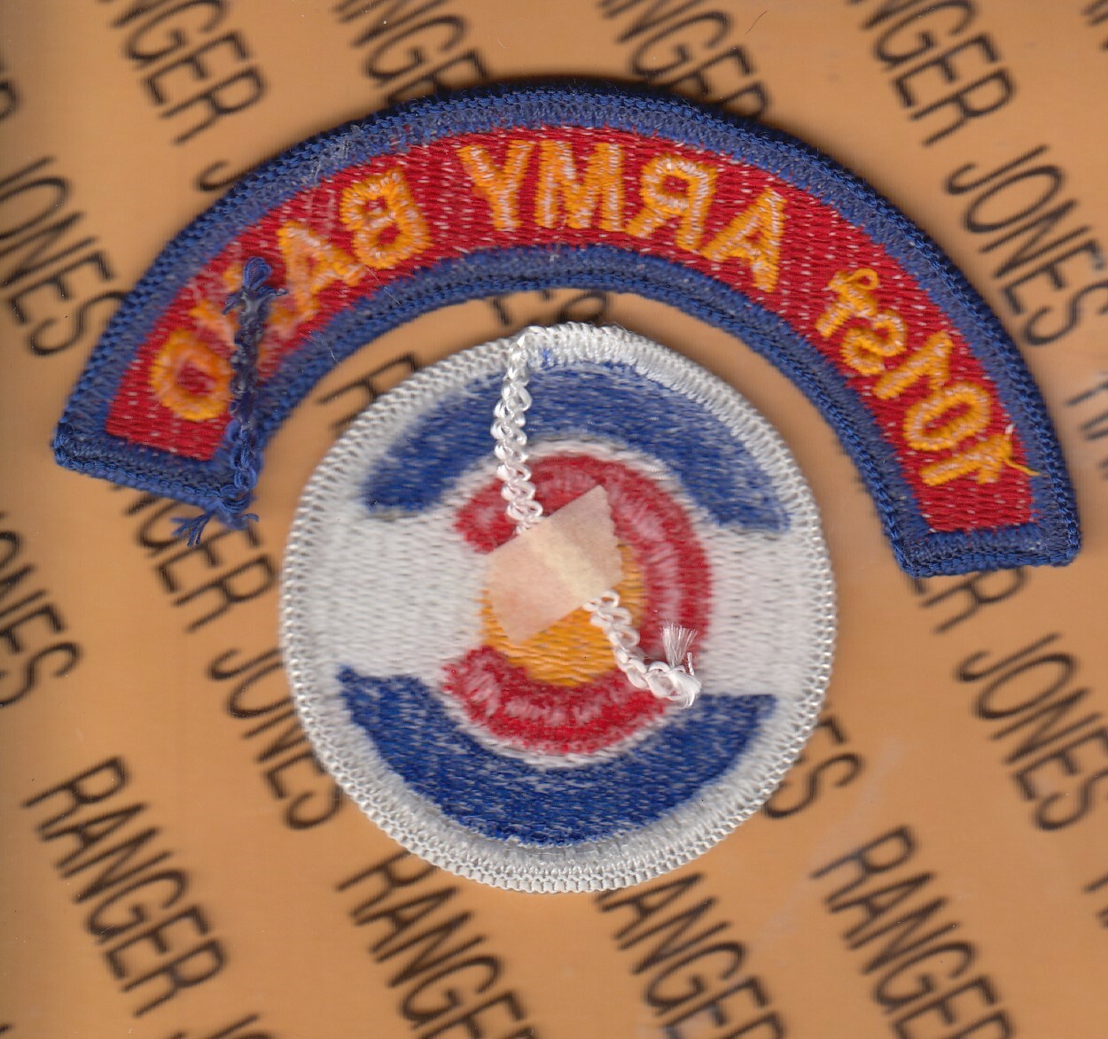 US 101st ARMY BAND Colorado CO ARNG patch tab set m/e
