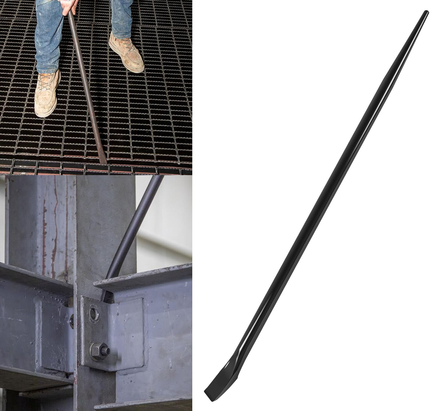 3248 Round 7/8-Inch x 30-Inch Connecting Bar For Aligning, Prying and Chiseling