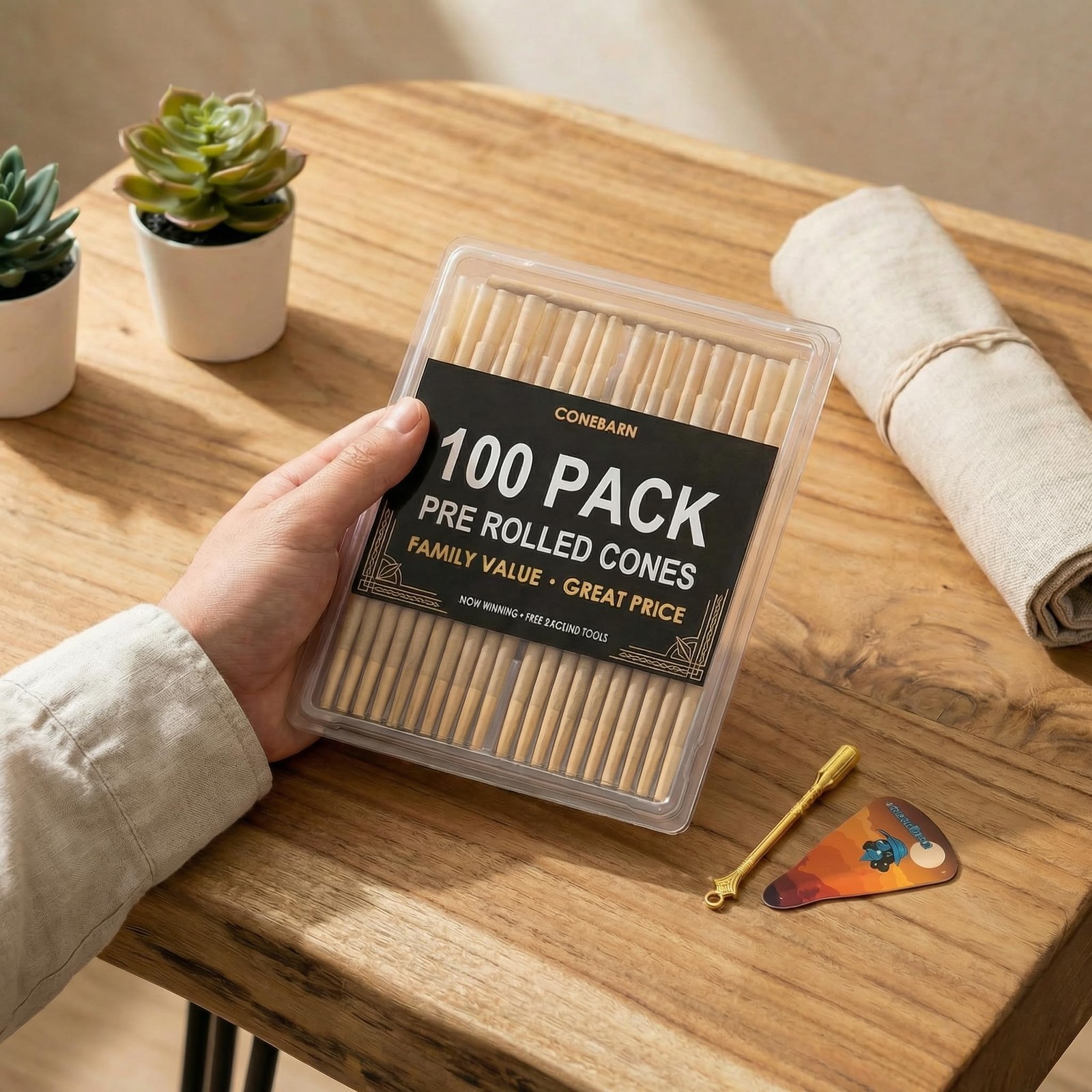 100 Pack | Rolling Papers Cones | Cones Pre Rolling Papers Rolled king Size w...