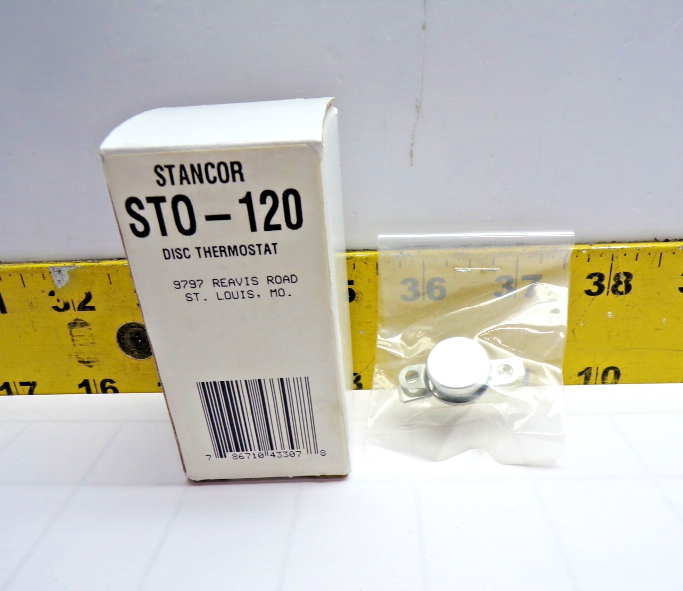 New Stancor Disc Thermostat  STO-120 / ST0-120