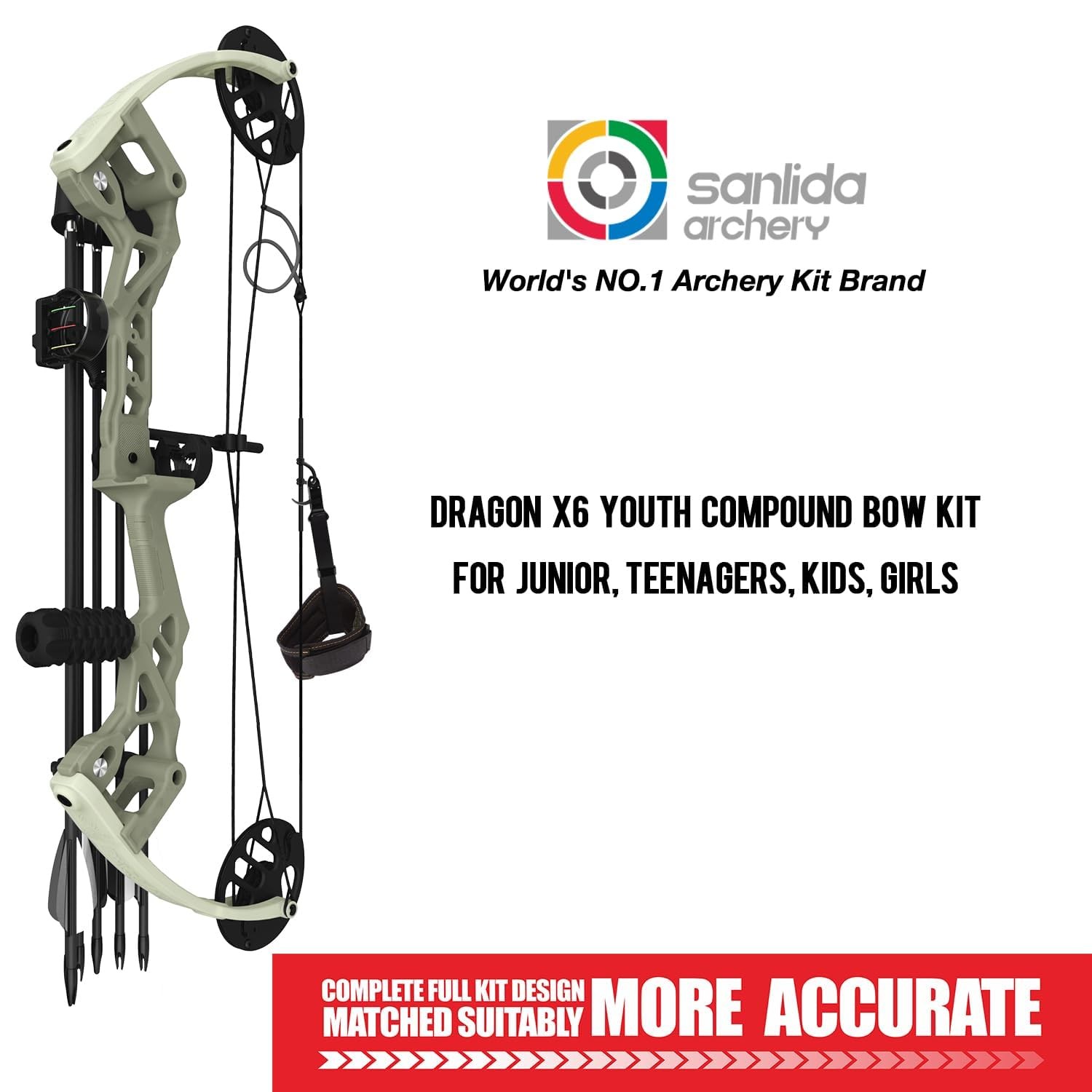 Sanlida Dragon X6 Compound Bow Kit and String