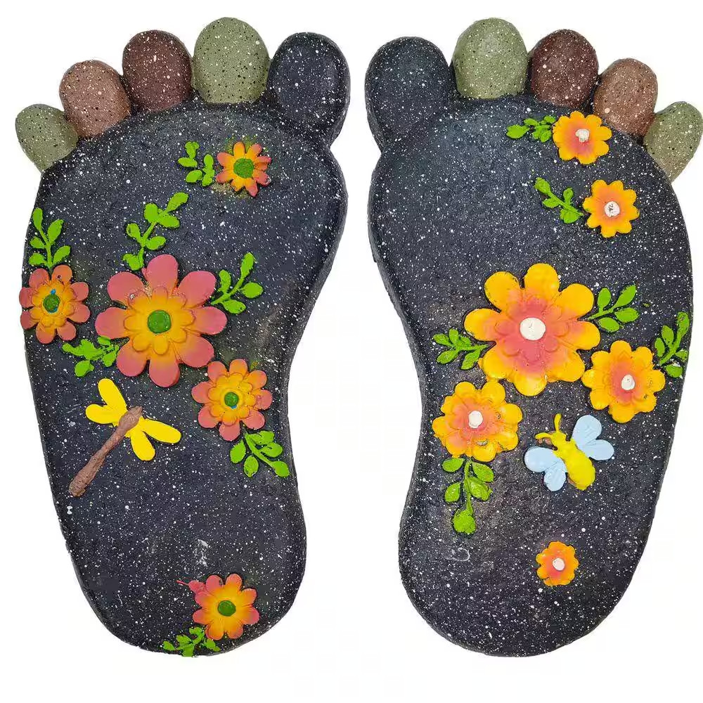 12.83 In. X 7.52 In. X 4.49 In. Footprint Shape Dark Grey Resin Set Decorative S