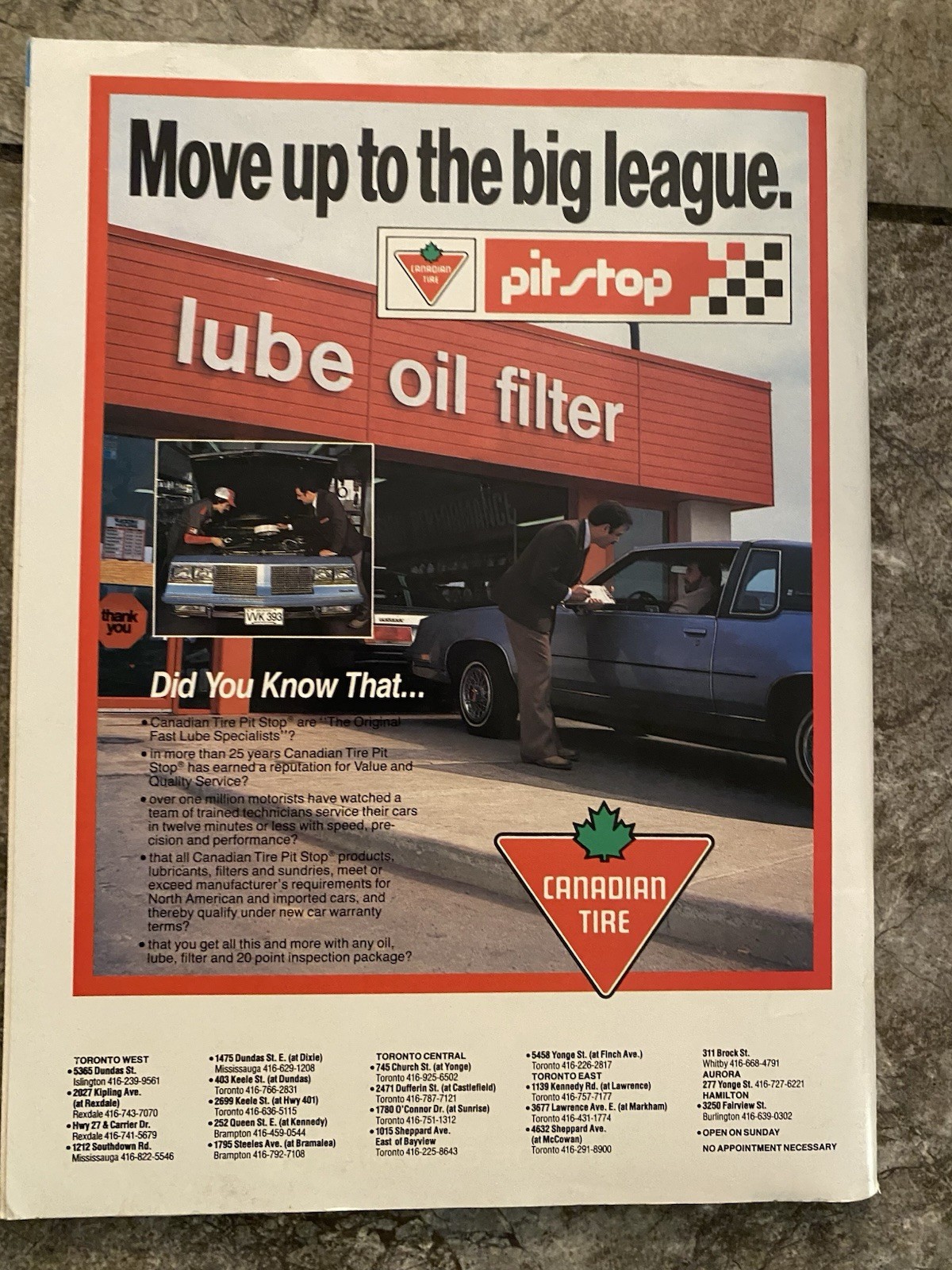 1985 ALCS PLAYER PROGRAM TORONTO vs KANSAS CITY EXHIBITON STADIUM