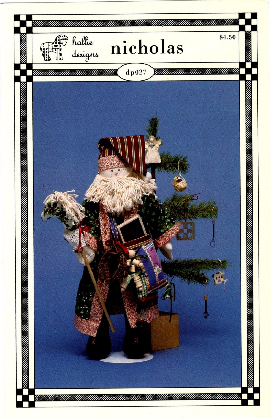 Nicholas Santa Doll Craft Sewing Pattern by Hallie Designs DP027