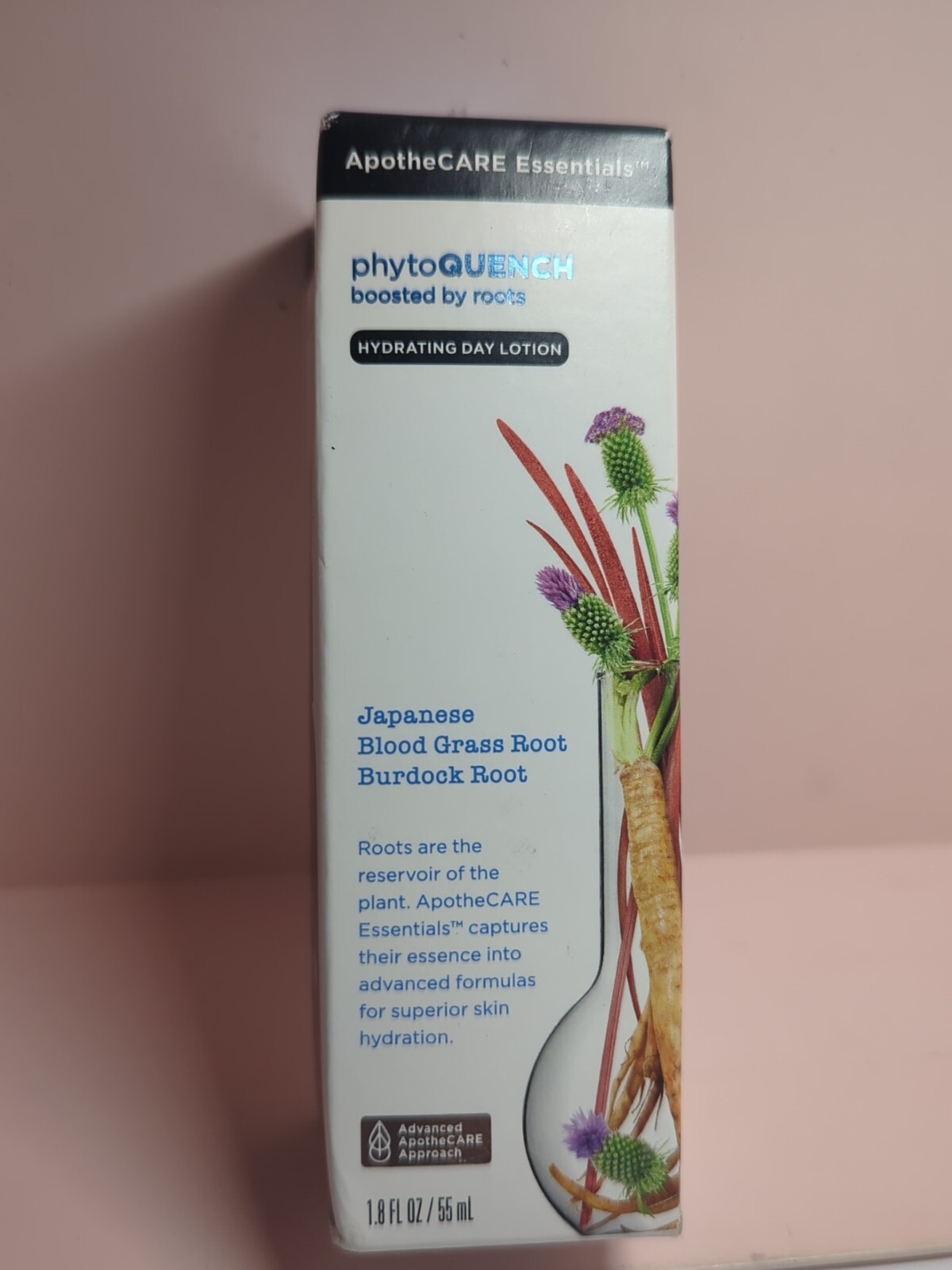ApotheCARE Essentials Phytoquench Hydrating Day Face Lotion 1.8 Oz /55ml