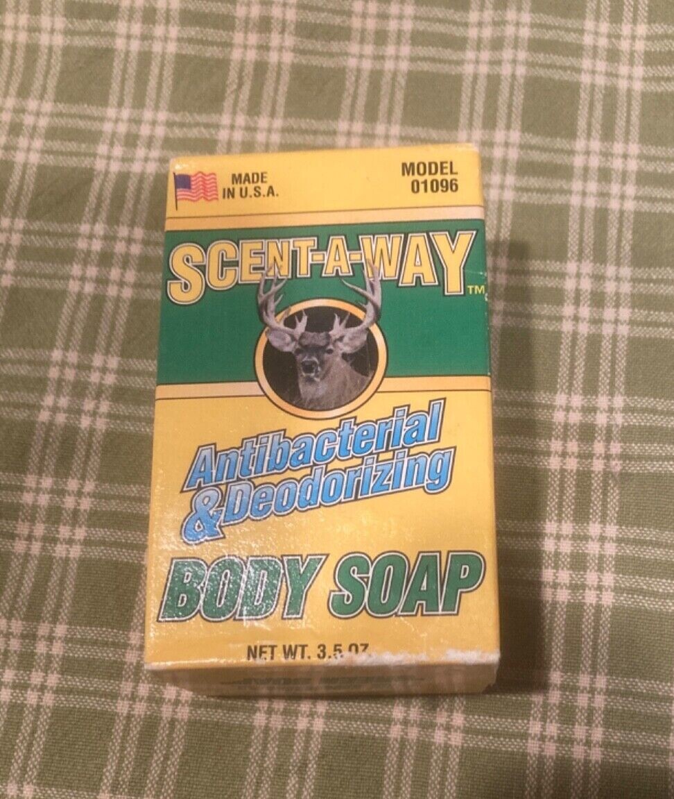 Scent-A-Way The Original Green Soap Hunter's Specialties 3.5 oz Bar—USA —NOS