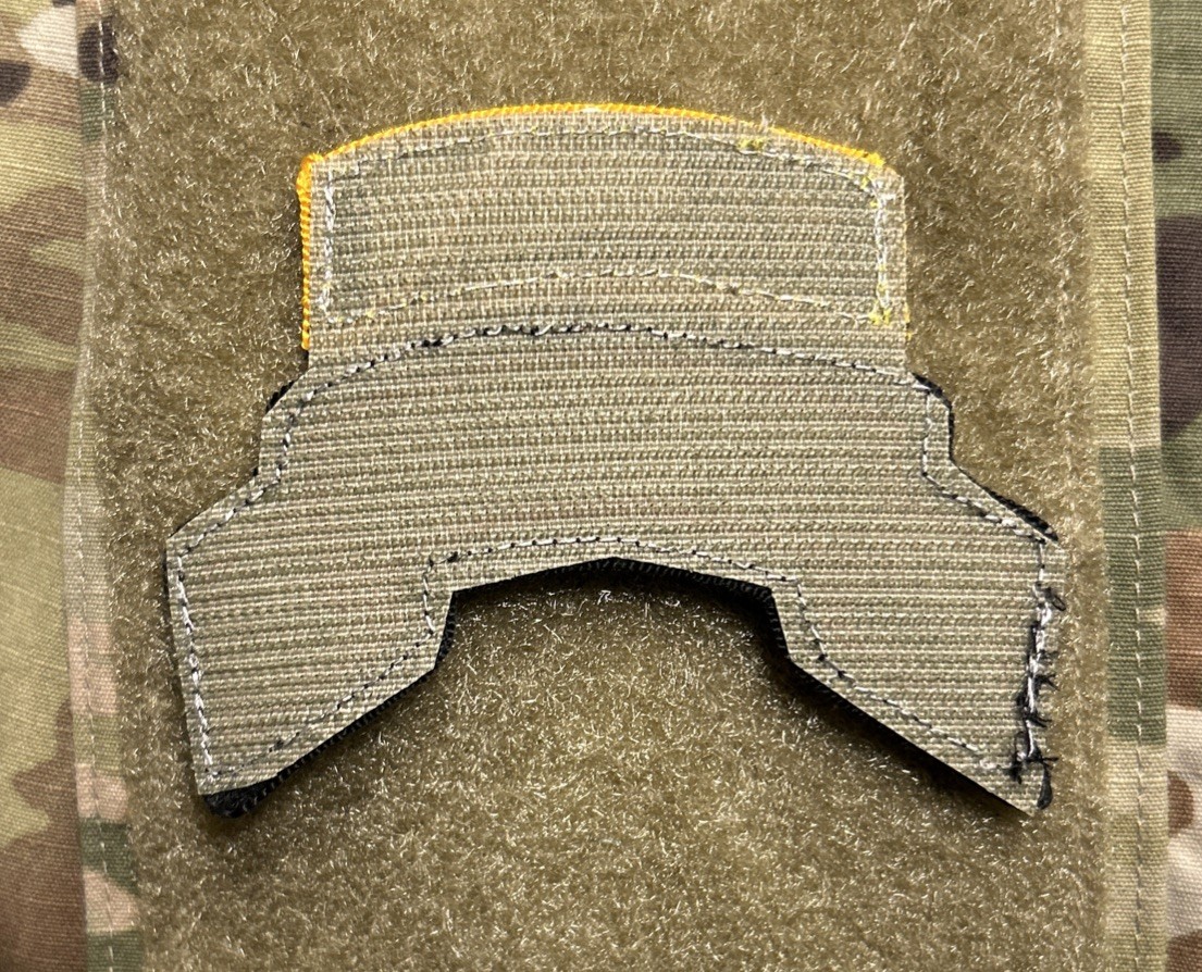 US Army 3rd Ranger Battalion Scroll/Ranger Tab w/ Hook Full-Color 75th RGT Patch