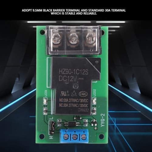 High Power Relay Module 30A 2PCS with Optocoupler Isolation for Industrial