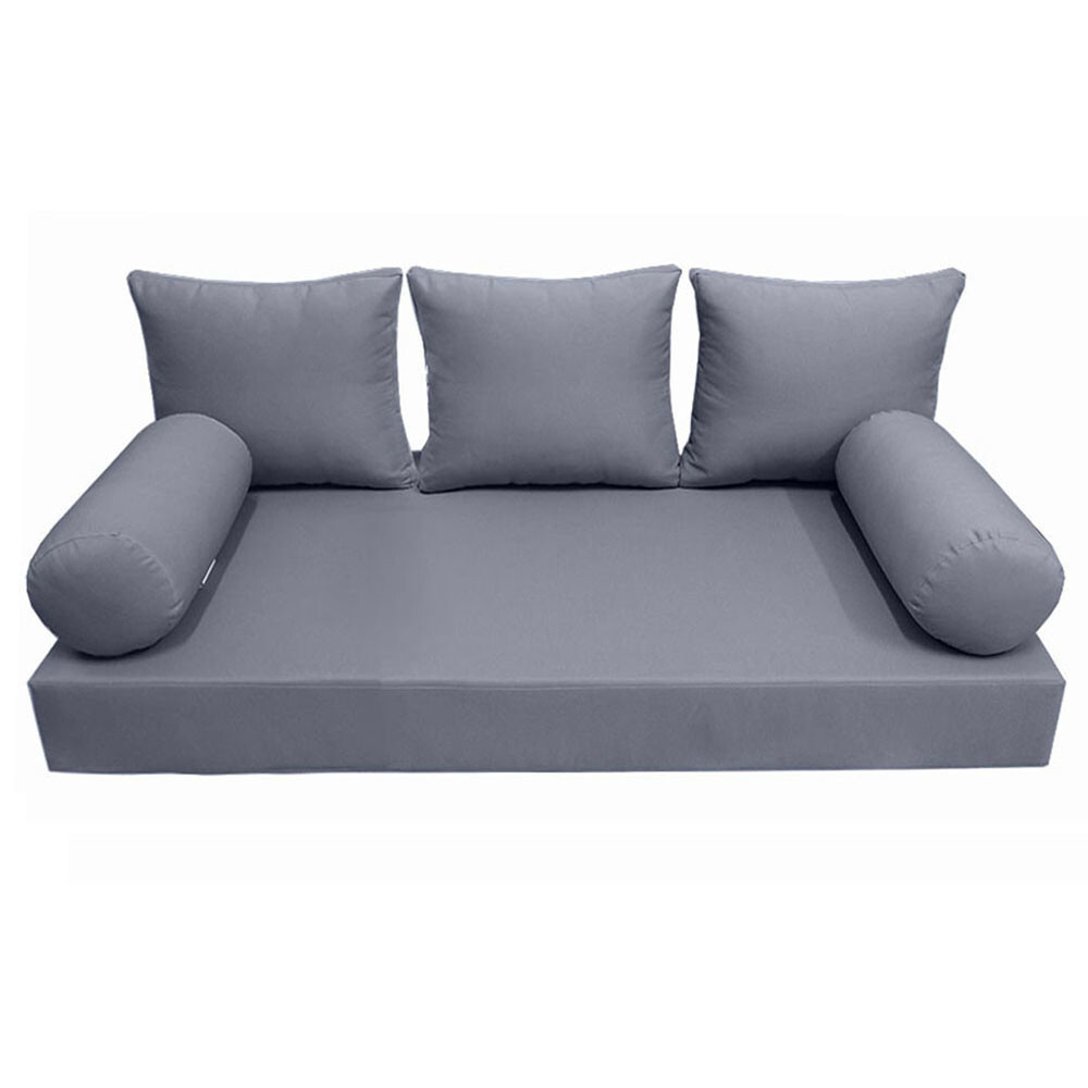 *COVER ONLY*-Style 3 Daybed Mattress Bolster Pillow Covers Knife Edge Twin-AD001