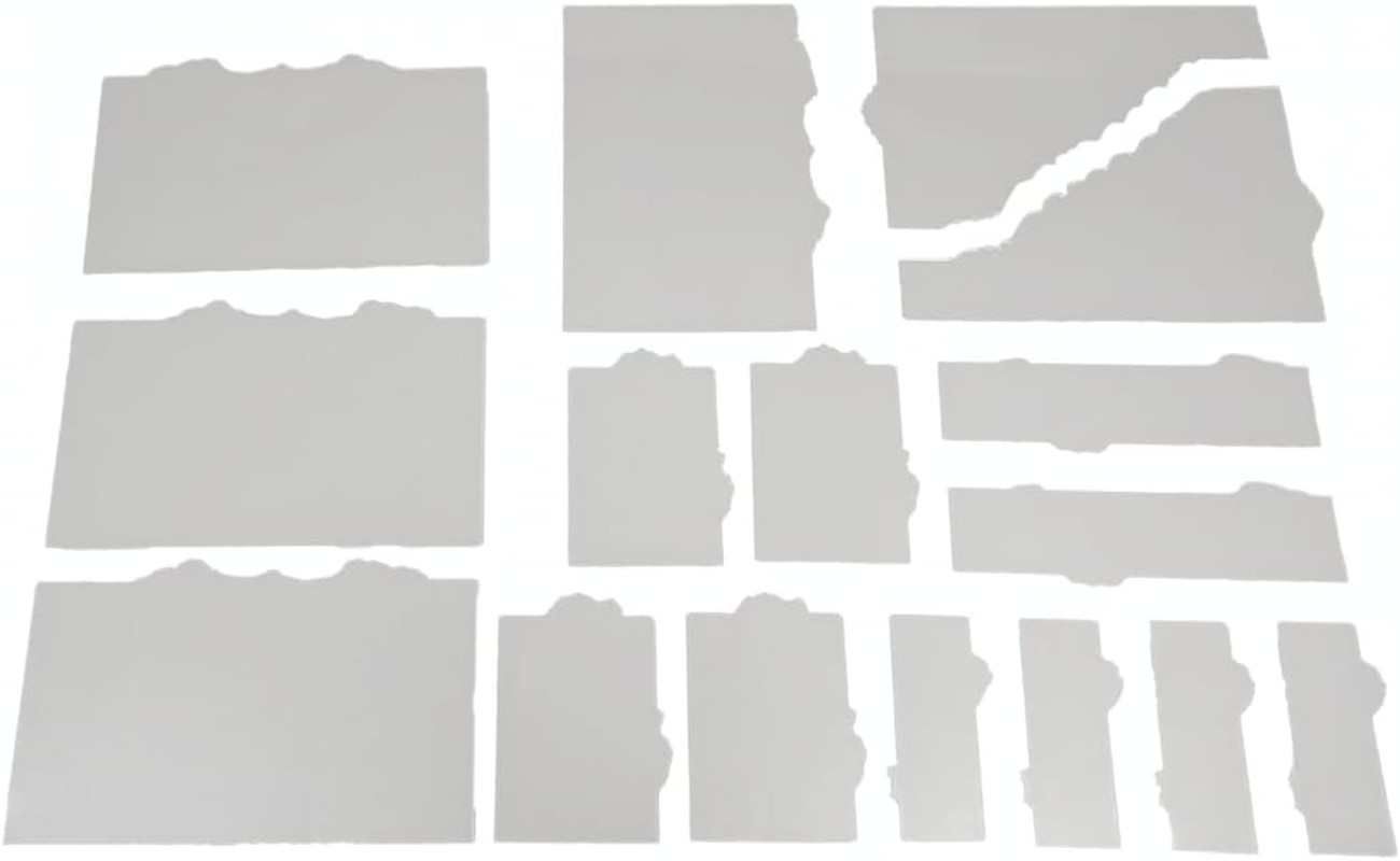 Terrain Footprints | Compatible with Warhammer 40K 11Th Ed | Clear | Defines Ter