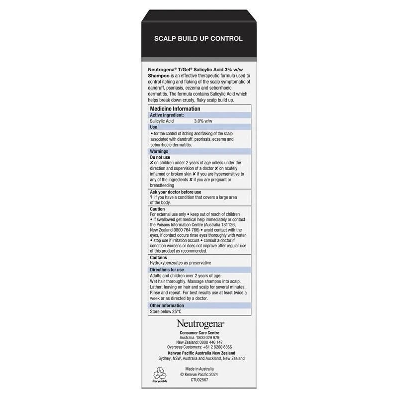 Tgel Shampoo - Therapeutic Formula – Made In Australia