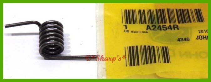 A2454R * John Deere A B G H LA Flipper Guard Spring * NOS * USA MADE * Genuine!