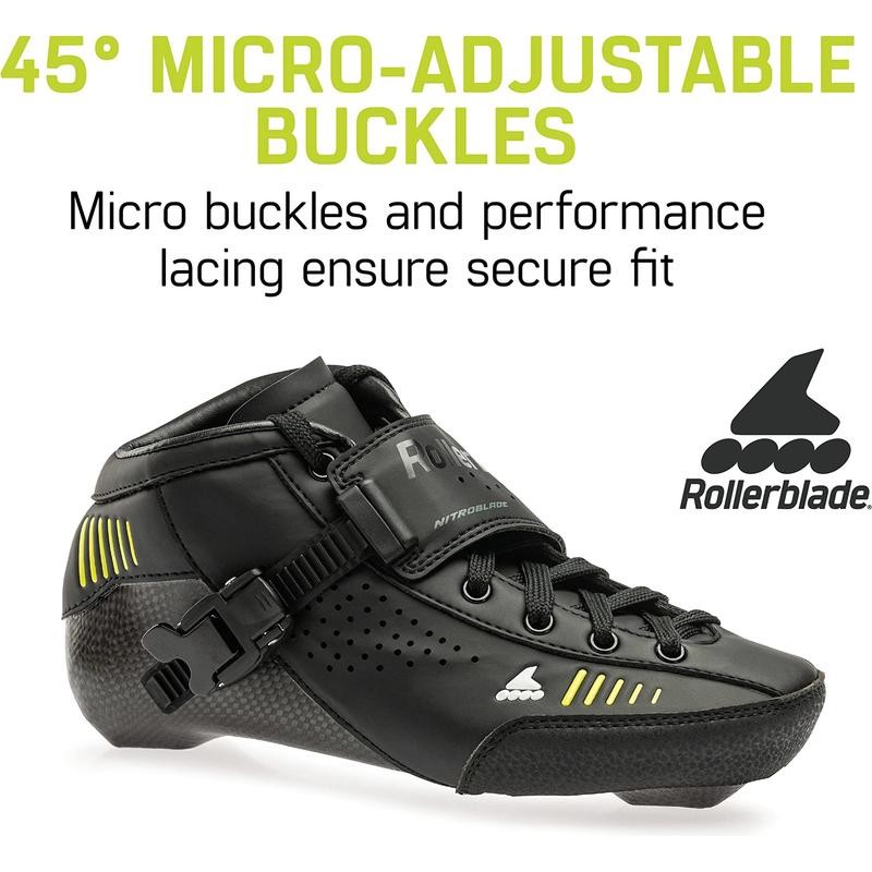 Rollerblade Nitroblade Boot Black 10 -Open Box