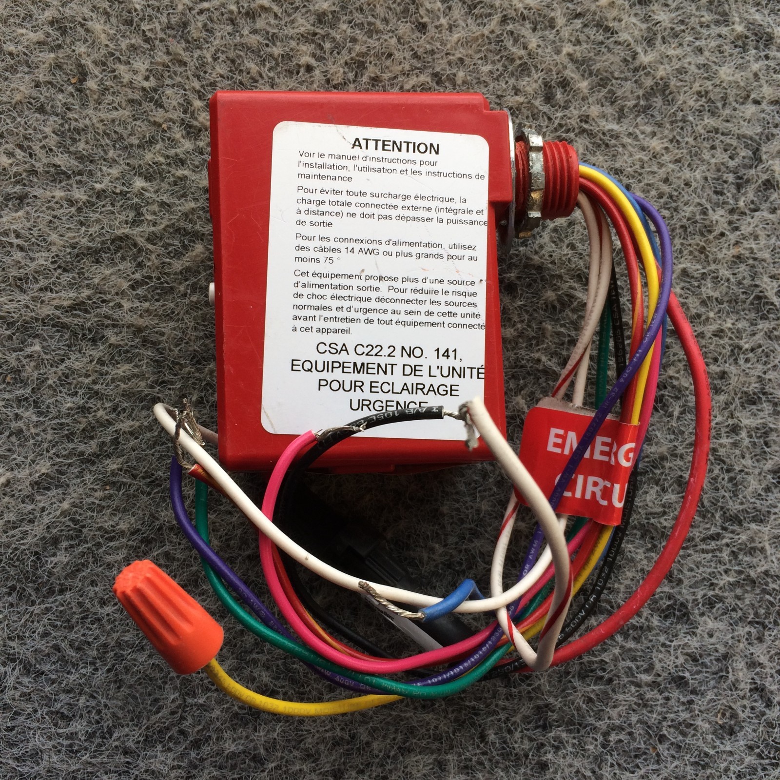 ACUITY Controls Sensor Switch Motion Detector Relay NPP16-D-ER-EFP 265LYK