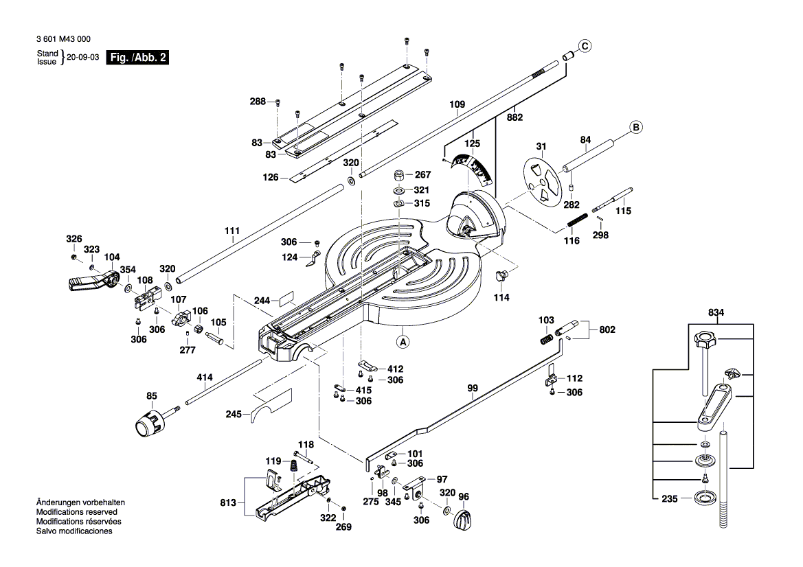 New Genuine Bosch 1609B05025 Lower guard