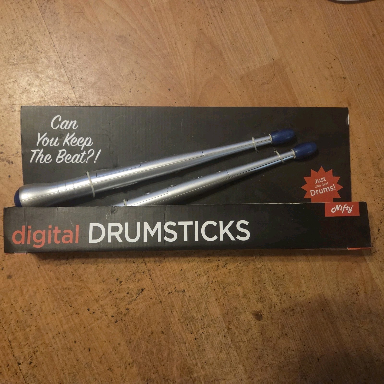 Nifty Digital Drum Drumsticks Impact Sensitive Tip w LED Light 2 Speeds