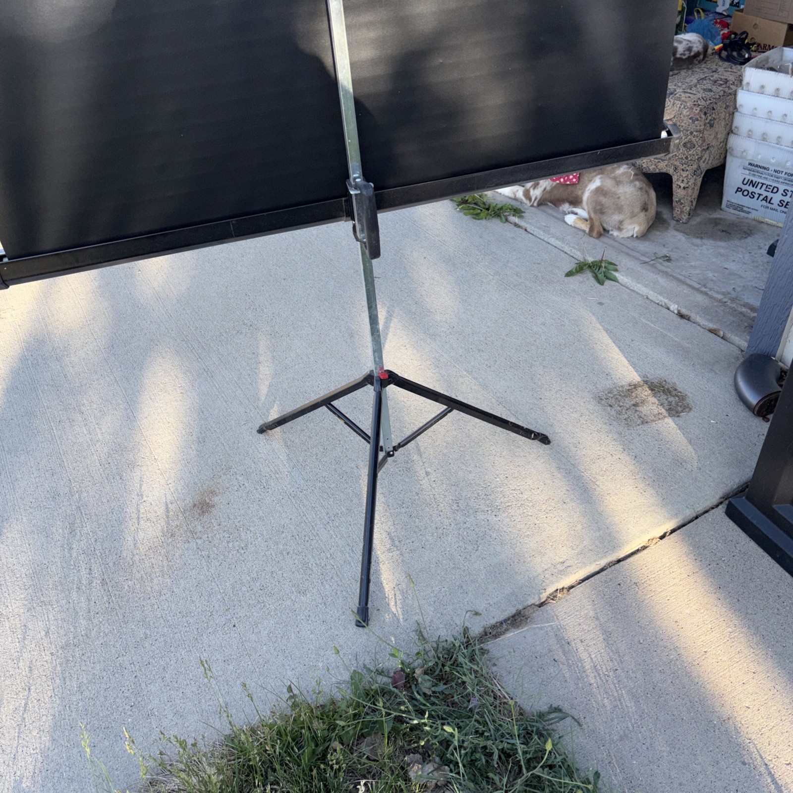 Apollo Portable Tripod Projection Screen 60" x 60" High-Resolution