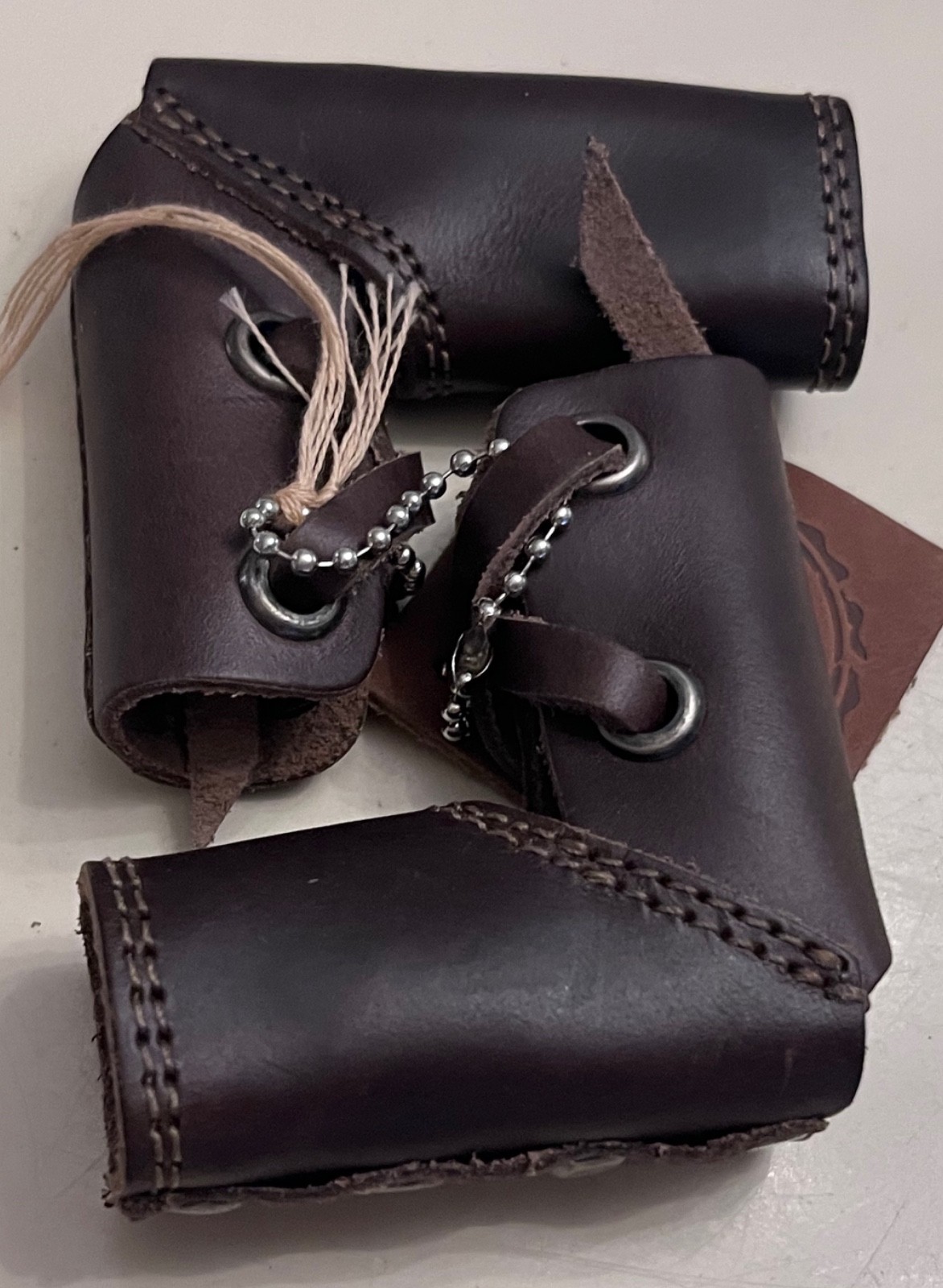 Stockyard Exchange Leather Shift Lever Sock Pair Hide & Ride NEW