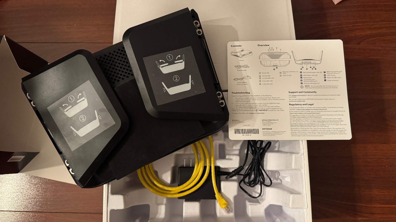 Netgear Nighthawk RAXE290 AXE2900 WiFi 6E Router