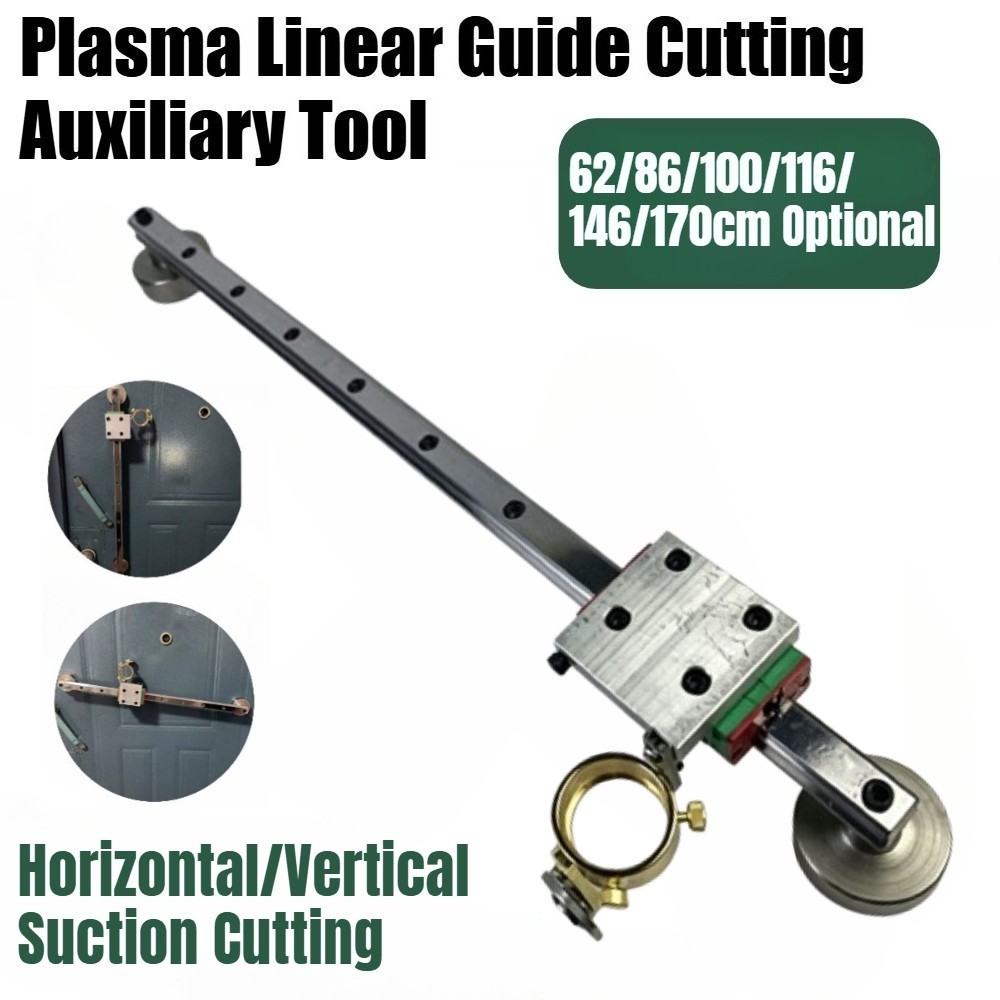 Plasma Linear Cutting Auxiliary Guide Tool Vertical&Horizontal Suction 62-170cm