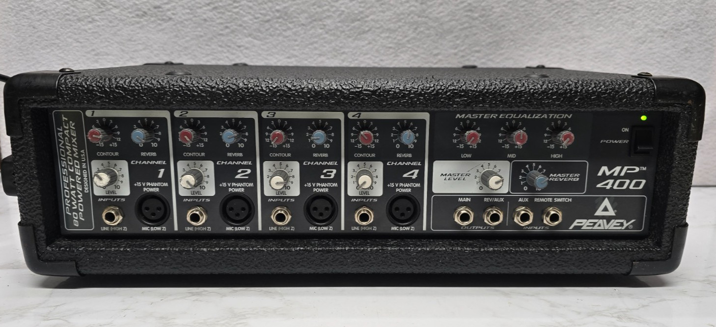 Peavey MP400 80 Watt Compact Powered Mixer