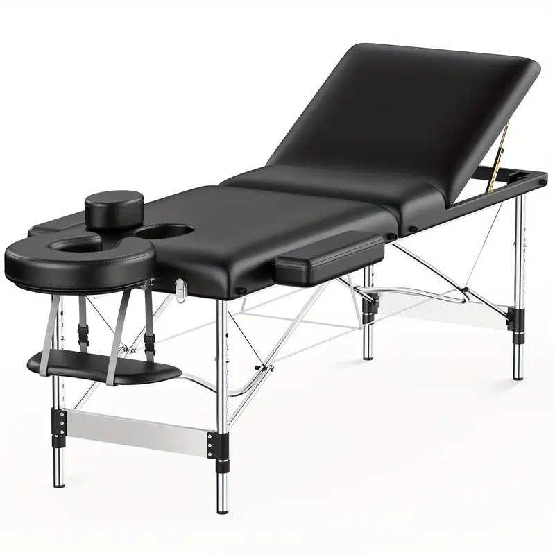 Portable Massage Bed 2 Fold  84" Long 24" Wide, Aluminum Adjustable