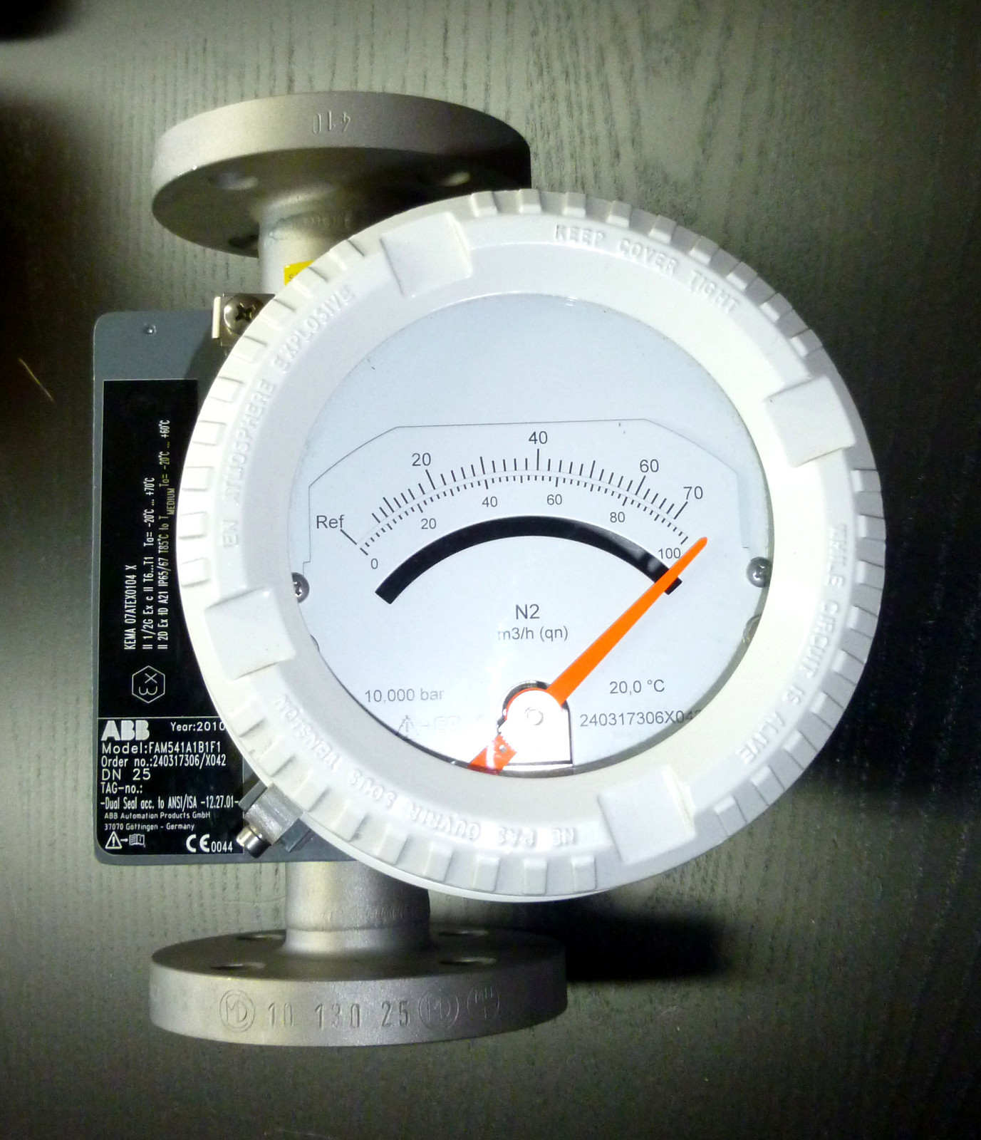 Float Flow Meter VA Master FAM541A1B1F1 KEMA 07ATEX0104 X DN25
