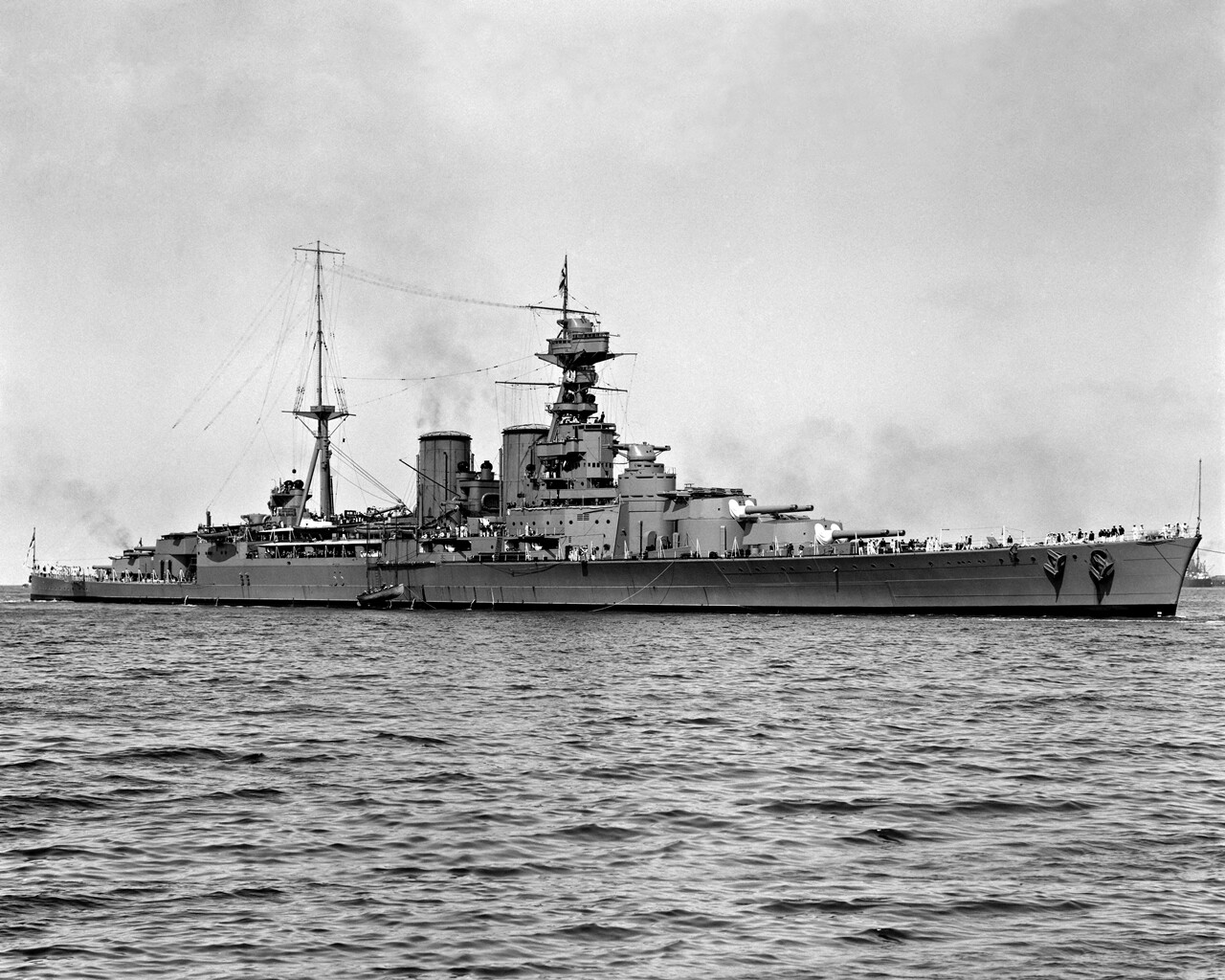 New 11x14 Photo: HMS HOOD, Last Battlecruiser Ship of the British Royal Navy