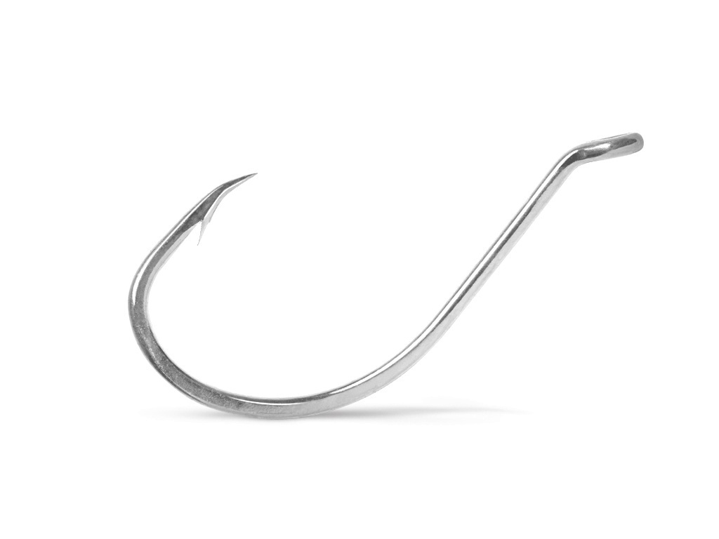 25-pack Size 3/0 VMC Octopus Hooks - Faultless Octopus - Nickel - 9299 - 3/0 VMC