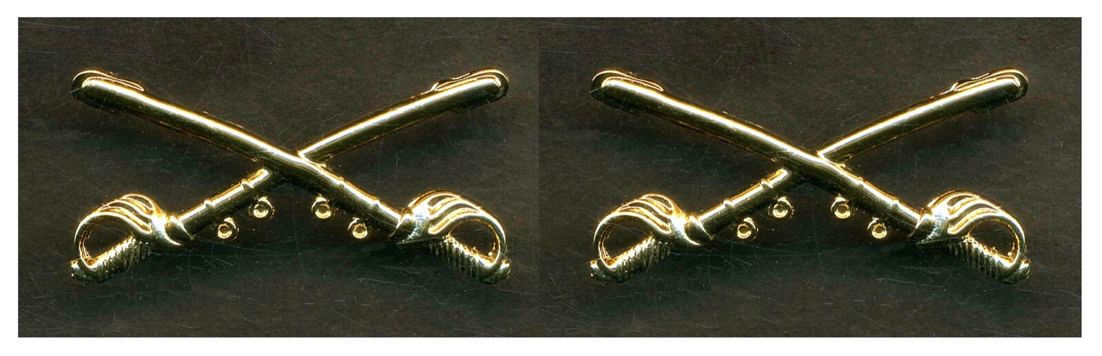 Pair of US Army Cavalry Officer Branch Insignia