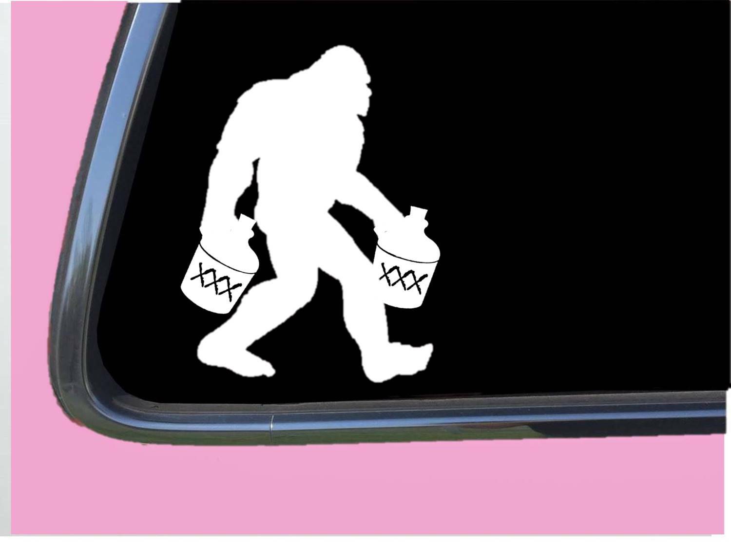 Bigfoot Moonshine Sticker Decal TP 1258 vinyl 6" Inside sasquatch squatch still