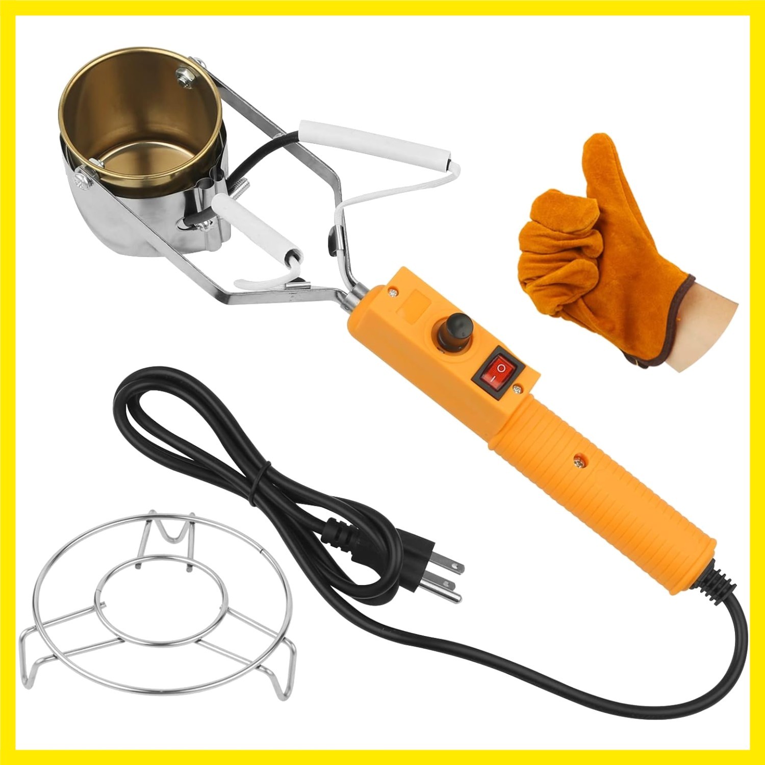 Lead Melting Pot for Fishing & Bullets Molds Kit. Electric Melting Pot for Le...