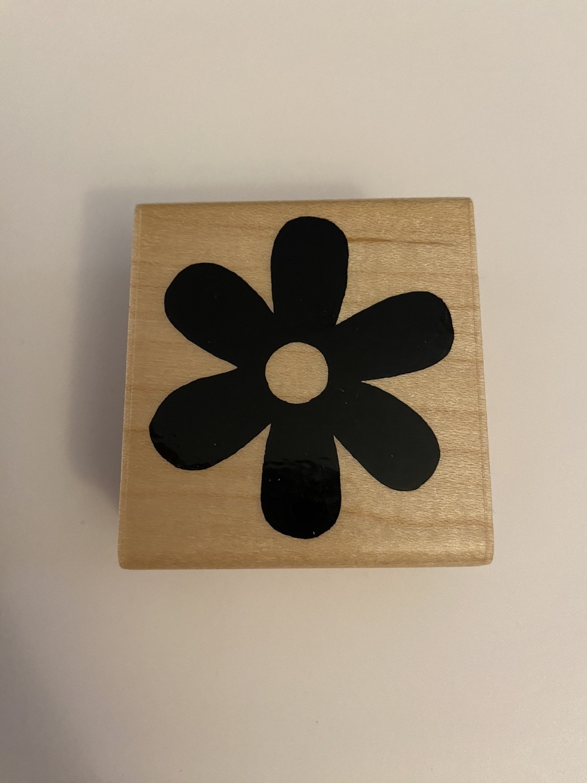 New JRL Design Flower Wood Mounted Rubber Stamp RS72