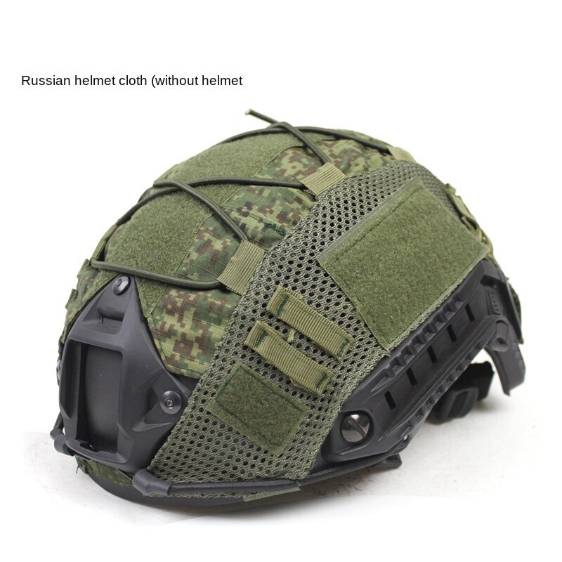 Tactical Russian EMR helmet cover cloth strap hanging rope quick helmet-