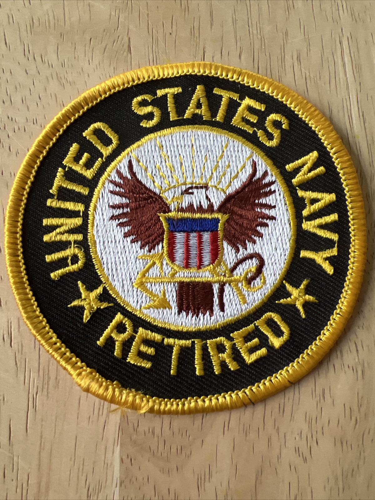 United States Retired Navy Patch