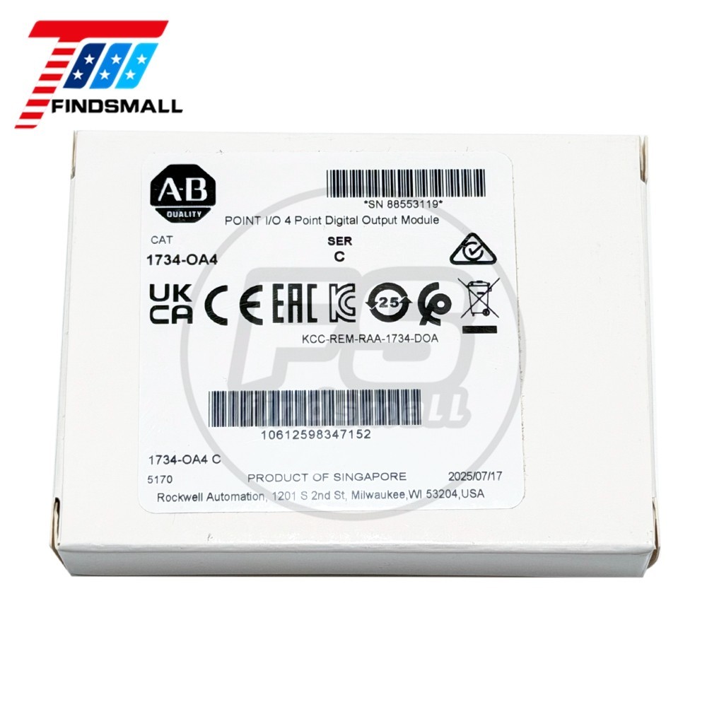 2025 USA Ship Sealed AB 1734-OA4 POINT I/O 4 Point Digital Output Module 1734OA4