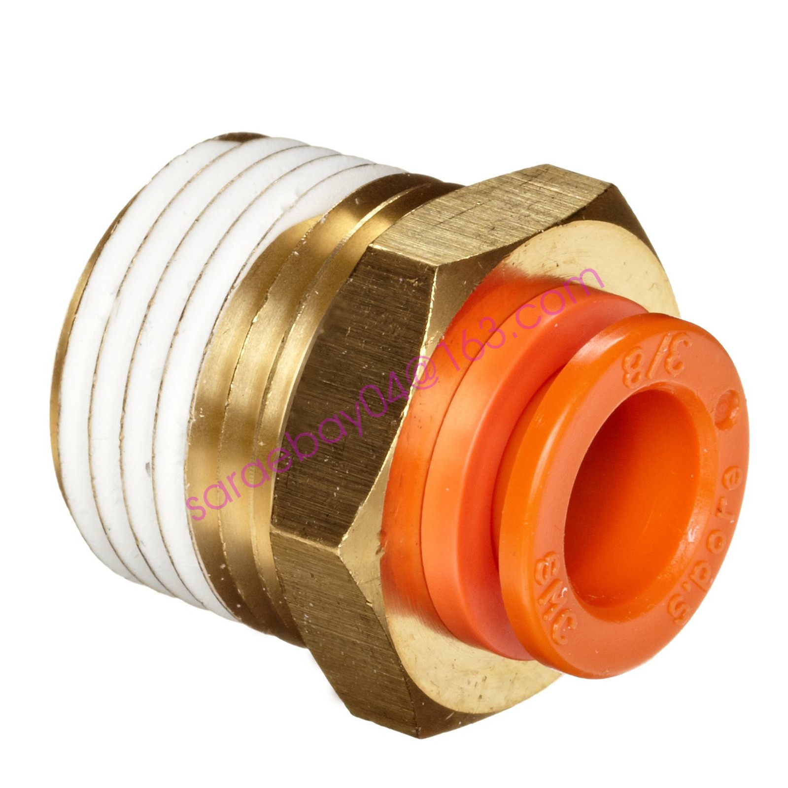 1 PCS SMC KQ2H09-02AS Brass Tube Fitting with Sealant Male Connector ✦KD