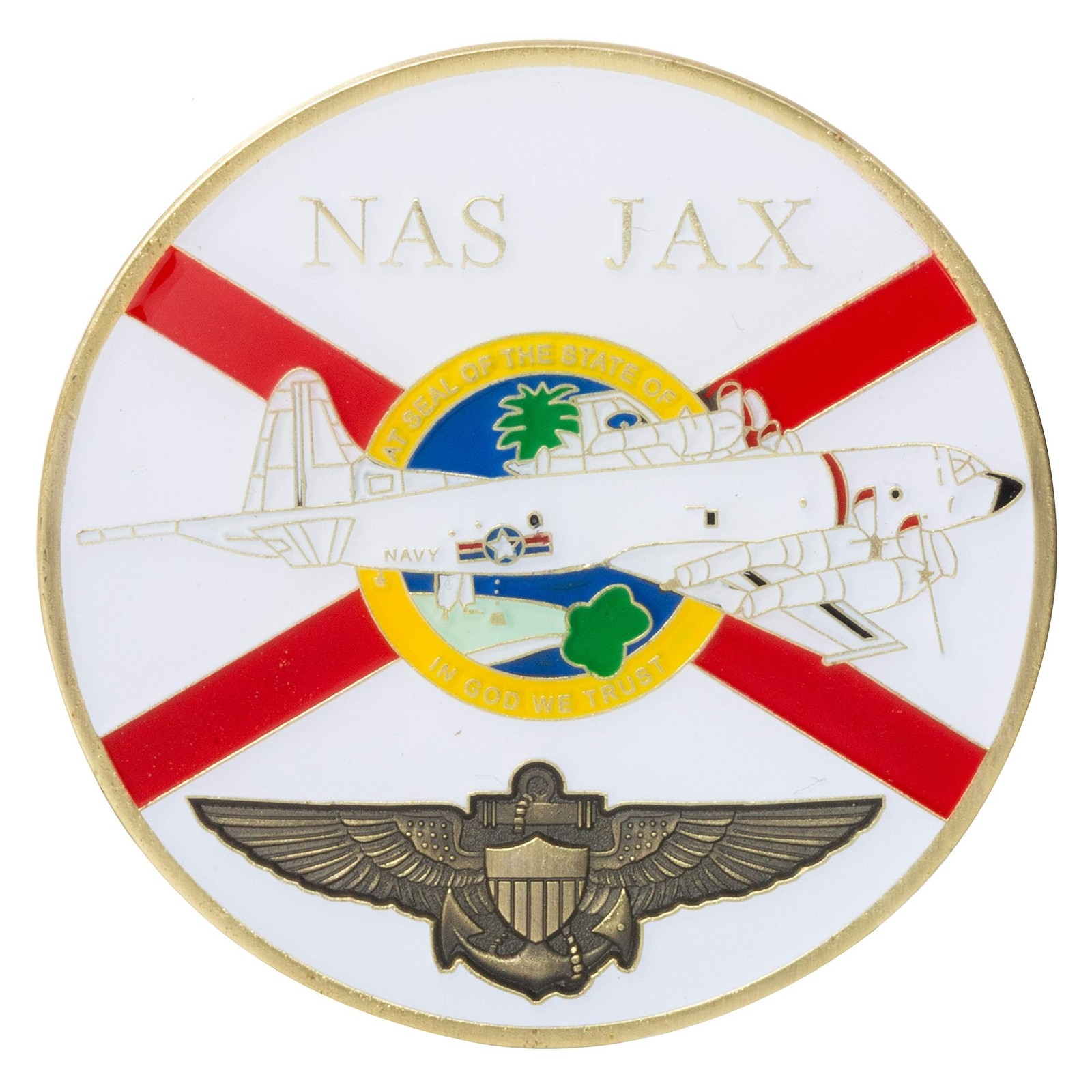 United States Navy USN Naval Air Station NAS Jacksonville Florida Jax est. 19...