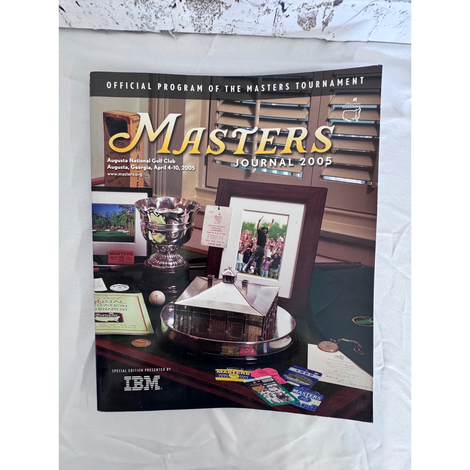 Official 2005 Masters Journal Augusta National Golf Club Tournament Program IBM