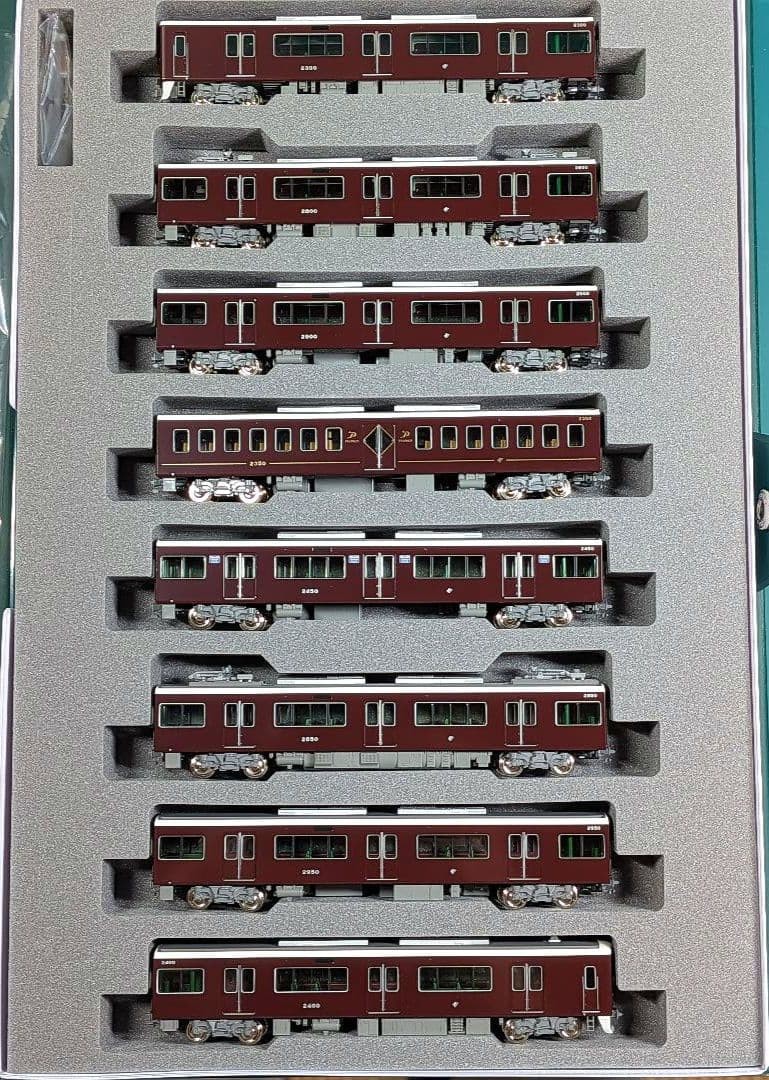 KATO Hankyu Railway Series 2300 Kyoto Line 8 Car Set Formation 144287