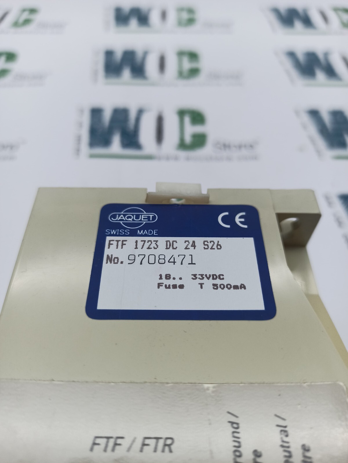FTF 1723 JAQUET FTF / FTR RELAY DC24 S26