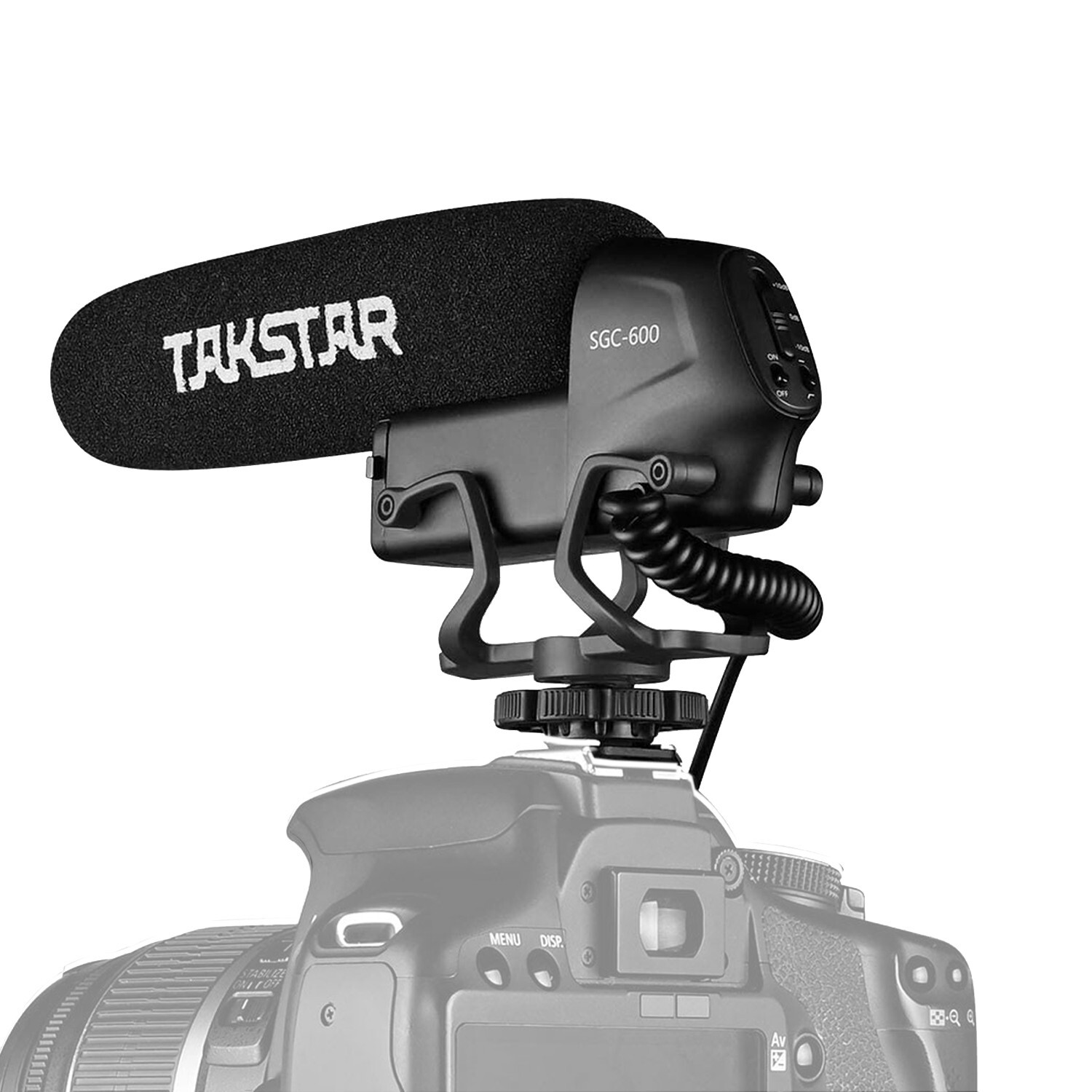 Takstar SGC-600 Shotgun Cardioid Video Microphone Mic for Canon 5D IV III II 6D