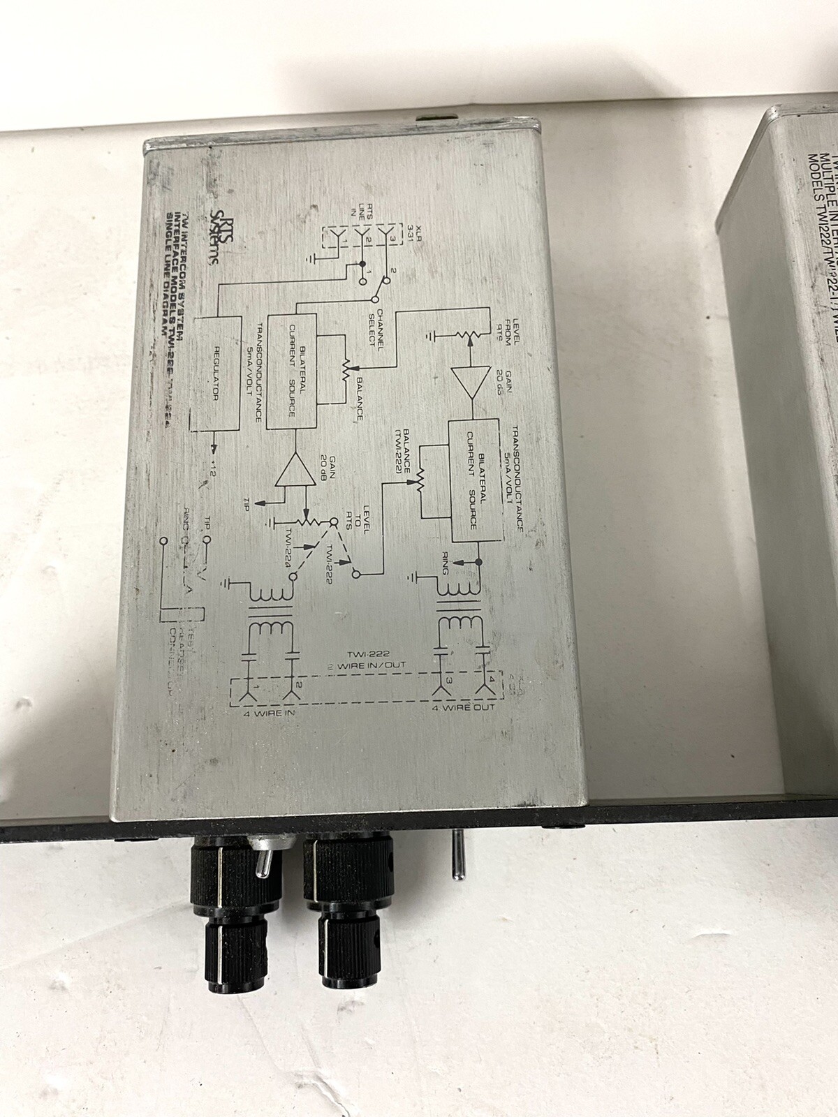RTS Systems TW 1222 TW 1225