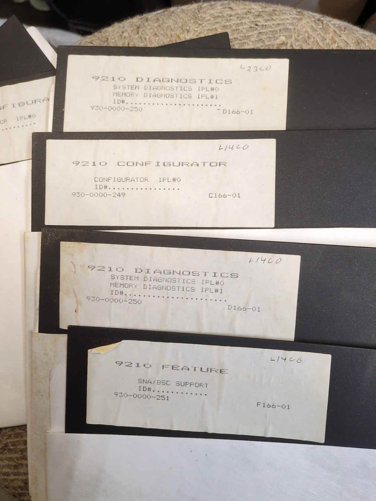 Lot Of 6 Harris Systems Computer 8" Floppy Discs As Is Untested