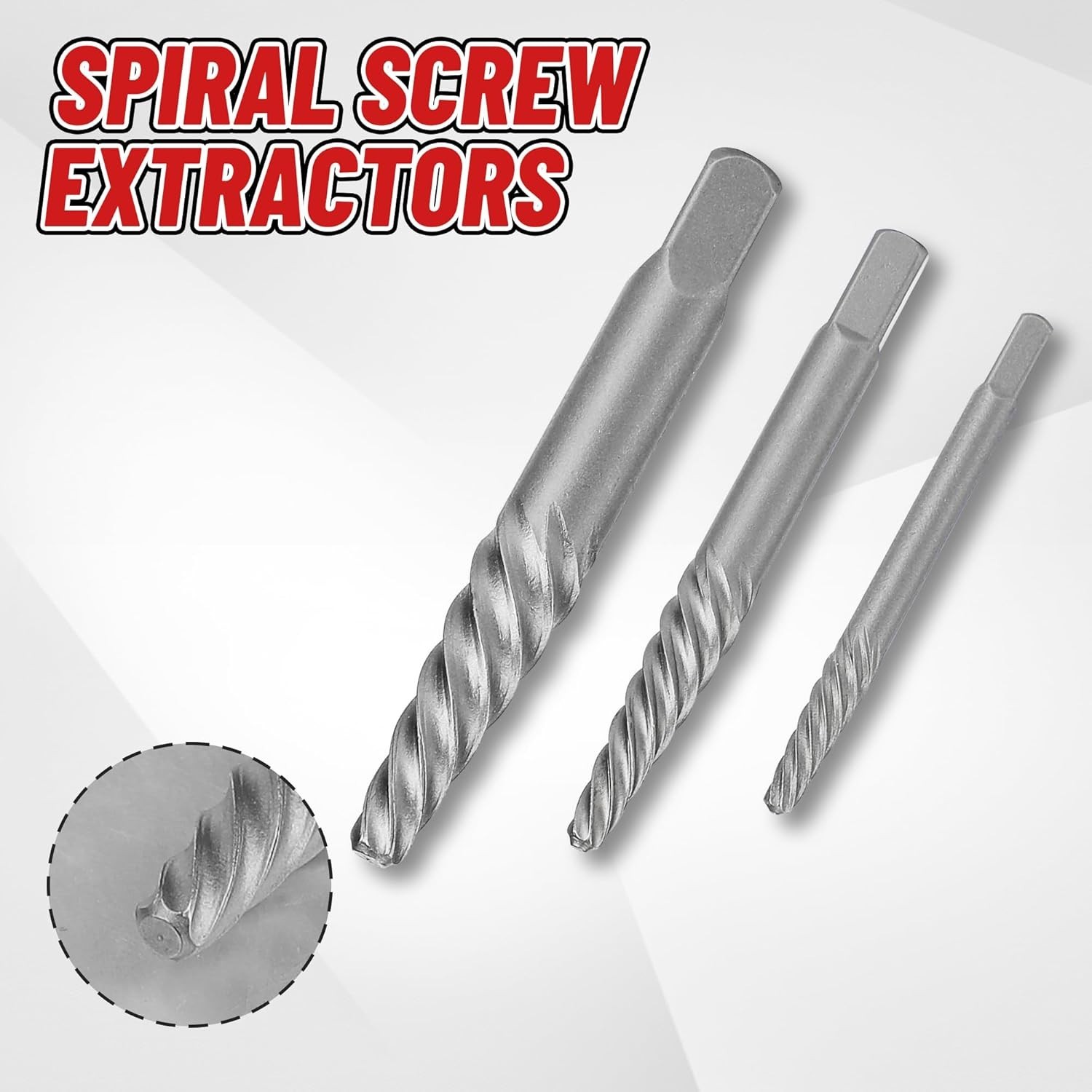 14-Piece Left Hand Drill Bit Set for Effortless Broken Bolt Extraction